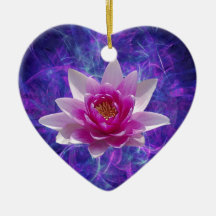 Pink lotus flower and meaning ornament