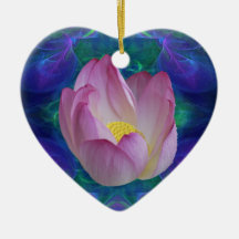 Pink lotus flower and meaning ornaments
