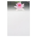 Pink Lotus Flower Stationery Design