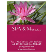 Pink lotus flyers