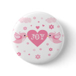 Pink Love Birds Heart Baby