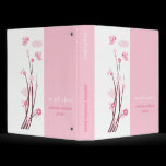 Pink Love Birds Spring Flowers Baby Album