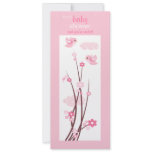Pink Love Birds Spring Flowers Baby Shower