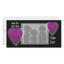 Pink Love Heart! Playing Card Pattern! photo cards by PsyborgAli Pink Love Heart! Playing Card Pattern! photo cards