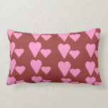 Pink Love Hearts theme Pillow Cushion