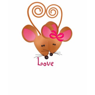 Pink Love Mouse Shirt shirt