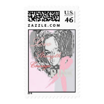 Pink Love sent Postage Stamp