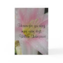 Pink Love Wedding Shakespeare Quote cards