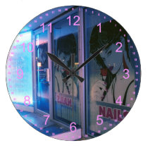 Pink-Lucky Nails wall clocks
