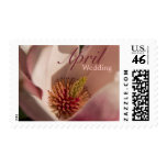 Pink Magnolia • April Wedding Stamp
