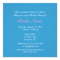 Pink magnolia flower bridal shower invitation custom invitations