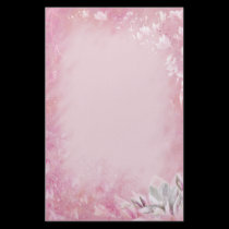 Pink Magnolia stationery
