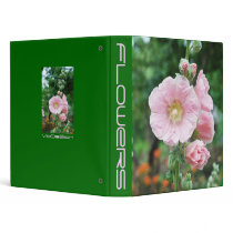 pink mallow 3 ring binder