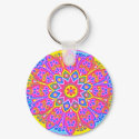 Pink Mandala Keychain
