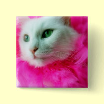 Pink Mane buttons by JCatGarden Pink Mane buttons