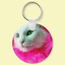 Pink Mane keychains by JCatGarden Pink Mane keychains