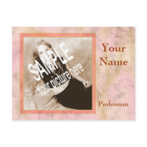 Pink Marble Inlay postcards
