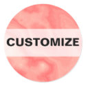 Pink Marble stickers
