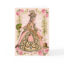 Pink Marie Roses Let Them Eat Cake cards