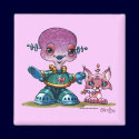 Pink Marteenie Magnet by chiodobros Pink Marteenie Magnet