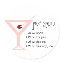 Pink Martini Stickers