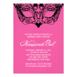 Pink Masquerade Invitations