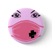 Pink Medical Mask Graphic