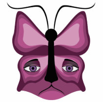 Pink Meow Mask Photo Cutouts