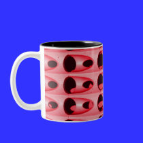 pink metal mugs