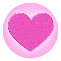 Pink Metallic Heart Sticker by Just_Stickers Pink Metallic Heart Sticker
