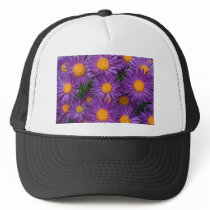 Pink Michaelmas Daisy hats by Ljrigg Pink Michaelmas Daisy hats