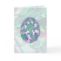 Pink Mint & Purple Painted Egg cards