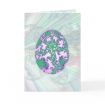 Pink Mint & Purple Painted Egg cards