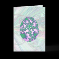 Pink Mint & Purple Painted Egg cards