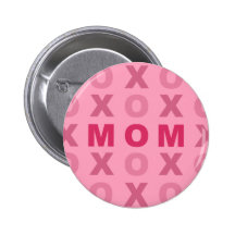 Pink Mom (Mother's Day) Button