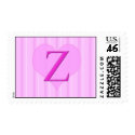 Pink Monogram Stamps Z 001