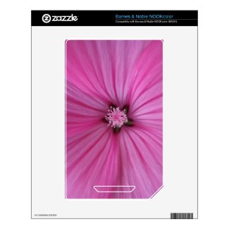 Pink Morning Glory ~ Macro Photography Skins For The NOOK Color