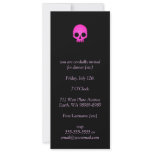 Pink Mosaic Skull Personalized Invitation