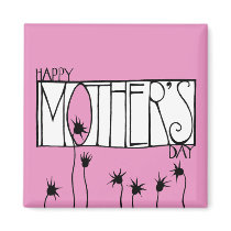 Pink Mother's Day Magnet magnets