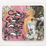 Pink Mouse pad Collage mousepads