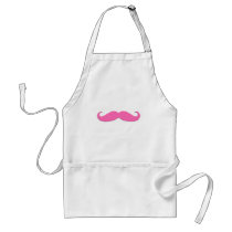 Pink Moustache Humor Create Your Own Aprons