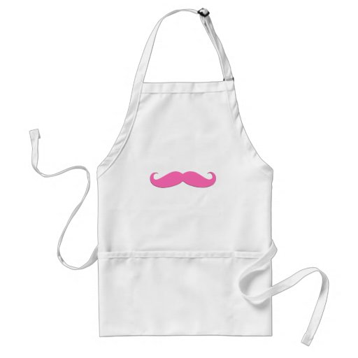 Pink Moustache Humor Create Your Own Aprons