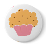 Pink muffin pattern buttons