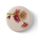 PINK MUMS by SHARON SHARPE buttons by sharonsharpe PINK MUMS by SHARON SHARPE buttons