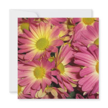 Pink Mums Invitations