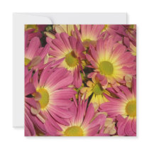 Pink Mums Invitations