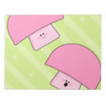 Pink Mushroom Memo Note Pad