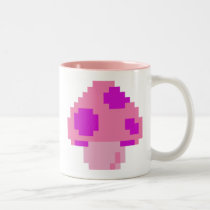Pink Mushroom mugs by kawaii Pink Mushroom mugs