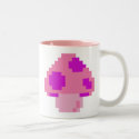 Pink Mushroom mugs by kawaii Pink Mushroom mugs