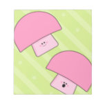 Pink Mushroom Scratch Pads